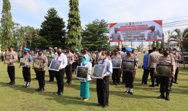 SMAN 7 Bungo-Jambi Raih Penghargaan dari Polres, Lugimin: Kami Turut Mensukseskan Vaksinasi Covid-19 di Sekolah