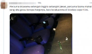 Heboh & Viral! Foto Sampah Mentimun di Bioskop, Bagaimana Faktanya?