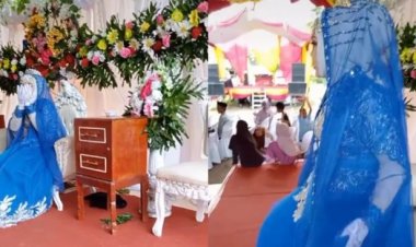 Bikin Hajatan Sunatan, Emak-emak Ini Malah Mirip Pengantin Baru, Netizen: Jadi Kayak Acara Nikahan