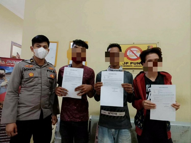 Lakukan Pungli ke Mobil Batu Bara, 3 Pemuda di Muarojambi Diamankan Polisi
