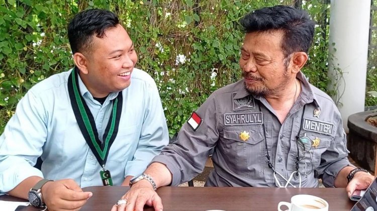 Kunjungan ke Jambi, Menteri Pertanian Lakukan Pertemuan Khusus dengan Badko HMI, Ini yang Disampaikannya