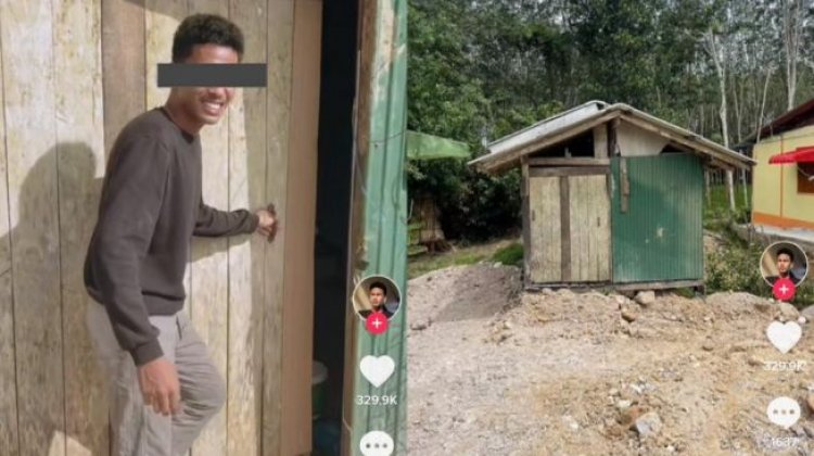 Viral! Rumah Gubuk Namun Ternyata Mirip Istana, Netizen: Wah Buat Seleksi Calon Istri Cocok Nih