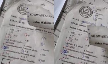 Viral! Guru SD Ini 'Gemes' Kelakuan Muridnya yang Tak Sengaja Sobek Kertas Ujian