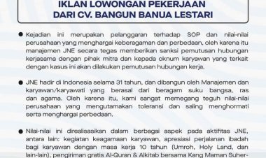 Heboh! Iklan Lowongan Kerja JNE Wajib Agama Islam & Tagar Boikot, Begini Klarifikasi Manajemen