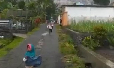 Ini Dia Anak yang Viral Saat Berlarian Menghindari Awan Panas Gunung Semeru, Begini Nasibnya....