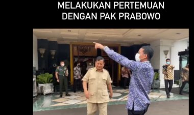 Usai Diserang Kamrussamad, Sandiaga Jalan Kaki Kunjungi Kantor Prabowo: Saya Kira Anda Kantornya di Kebayoran, Ternyata Disini