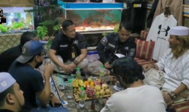 Viral! Video Polisi Silaturahmi ke Habib Bahar, Ngopi Bareng Diakhiri Berpelukan