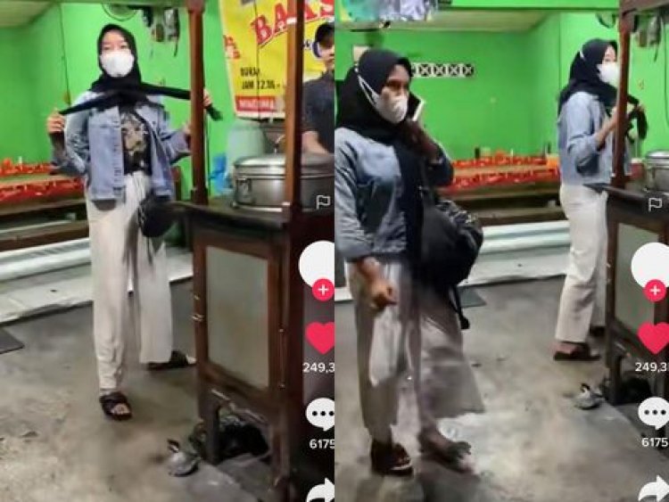 Viral! Dua Wanita Cantik Tak Saling Kenal Bertemu, Bajunya Sama Persis, Netizen: Korban Recommended Outfit Nih....