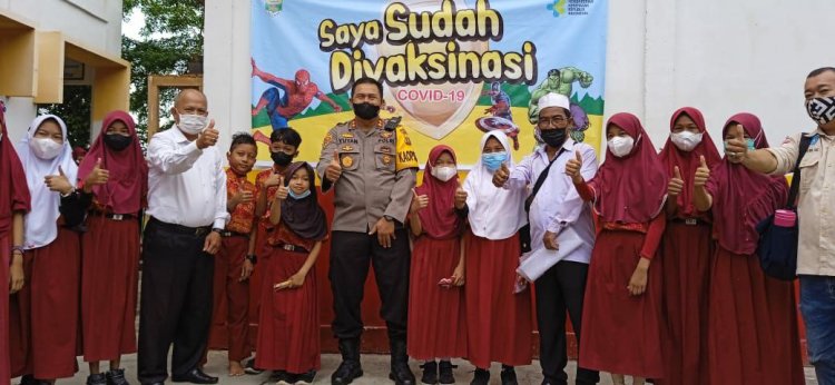Di Muarojambi, Anak-anak Usia 6-11 Tahun Mulai Divaksin