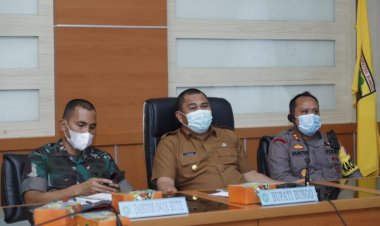 Omicron Meningkat, Bupati Bungo Hadiri Zoom Meeting bersama Presiden Jokowi