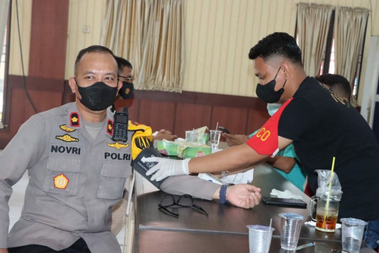Personel Polres Muarojambi Divaksin Booster, Kabid P2P : Astazeneca dan Pfizer