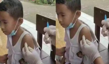 Viral! Disebut Anak Badui Kebal Kulitnya di Suntik Vaksin Covid-19, Dinkes Banten Bilang Begini....