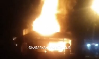 Heboh! Rumah Dinas Wagub Jambi Terbakar Hebat, Wagub Abdullah Sani Sempat Panik