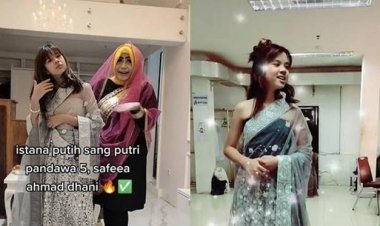 Viral! Kenakan Busana India, Putri Ahmad Dhani Ini Bikin Netizen Memuji