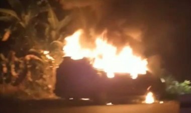 Heboh! Satu Mobil Terbakar usai Mengisi BBM di SPBU