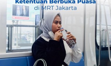 MRT Cuma Izinkan Penumpang Boleh Buka Puasa Air Mineral dan Kurma, yang Lain Tidak Boleh!