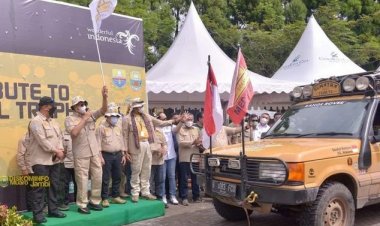 Wabup BBS Dampingi Ketua MPR RI Lepas Peserta Sumatera Tribute Jambi – Medan