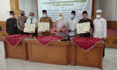 Pemkab Muaro Jambi Bersama Baznas Teken MoU dengan Bank Jambi