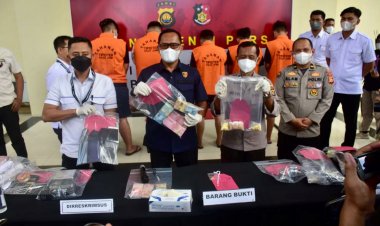 Di Bungo, Polda Jambi Tangkap 5 Pelaku PETI, 1 Diantaranya Pemodal