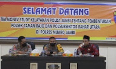 Ketua DPRD Muaro Jambi Hadiri Kegiatan Monev Studi Kelayakan Polsek Taman Rajo