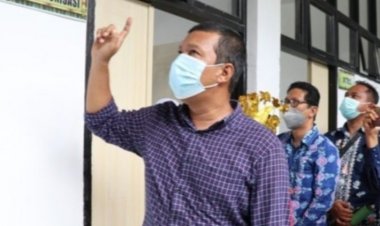 Romi Minta Rekanan Pembangunan Puskesmas Muara Sabak Barat Rapikan Pekerjaan