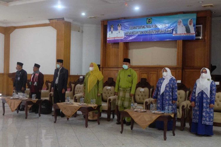 Bupati Masnah Buka Festival Rebana BKMT Muaro Jambi