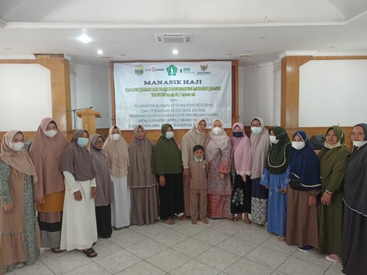 Bupati Masnah Buka Manasik Haji CJH Muaro Jambi