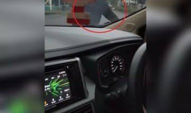 Viral! Video Pemotor Cegat Mobil di Kembangan Jakbar, Ternyata....