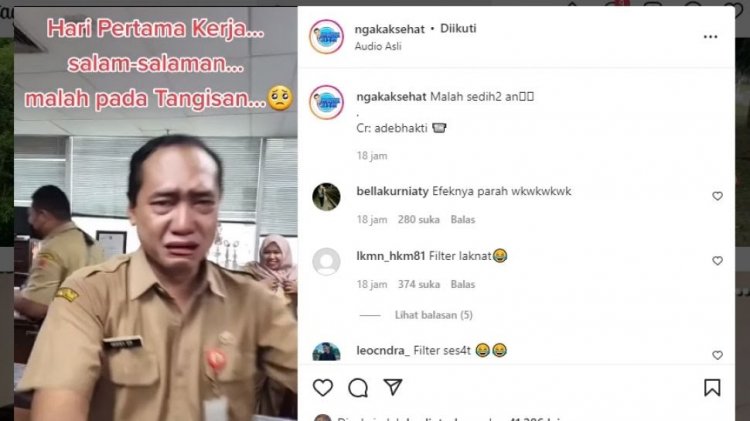 Viral! Filter Wajah Menangis Saat Salaman Lebaran di Medsos, Begini Cara Buatnya