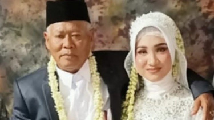Viral! Kakek 63 Tahun Ini Bikin Jomblo Semakin Ngenes, Nikahi Gadis Cantik