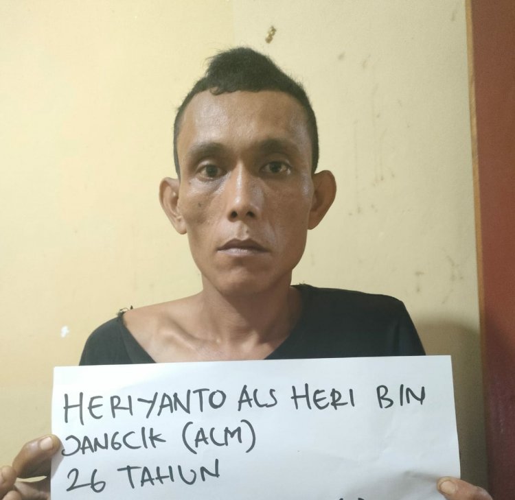 Bandar Sabu Ini Lemas Saat Ditangkap Polisi Bungo, Barang Bukti Diamankan dari Rumah
