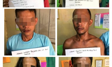 Enam Warga Jujuhan-Bungo Jambi Ditangkap Polisi, Diduga Transaksi Narkoba