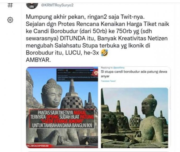 Dharmapala Nusantara Tetap Polisikan Roy Suryo: Berpotensi Memecah Belah dan Membuat Keresahan