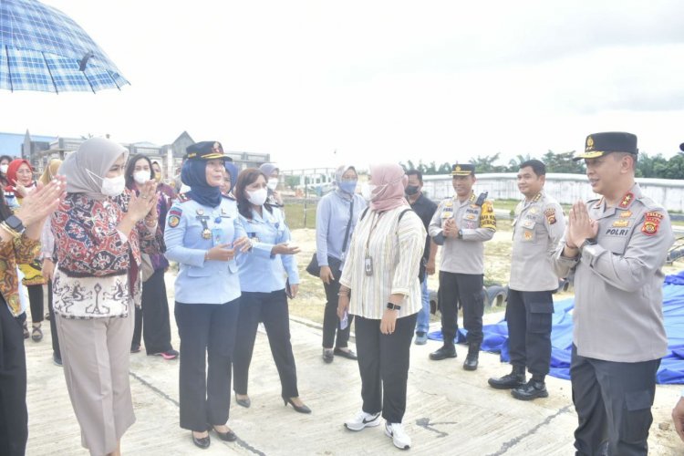 Kapolda Jambi Dampingi Kunjungan Ibu Menteri ke Lapas Klas IIB Jambi