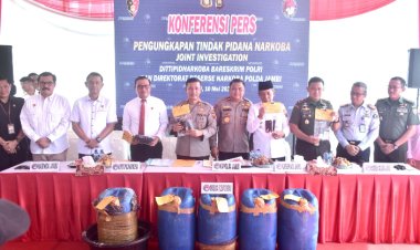 Sabu Senilai Rp 300 Miliar Berhasil Diamankan, Polda Jambi, Mabes dan Polda Banten Ungkap Jaringan Internasional