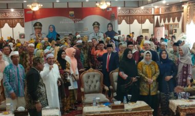 Halal Bihalal Bersama Gubernur Kalsel, Al Haris Disambut Hangat Keluarga Banjar Jambi