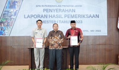 Ketua DPRD Muaro Jambi Ucapkan Selamat Atas Sukses Pemkab Pertahankan Predikat WTP 7 Kali Berturut-turut