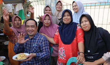 MenJADI, Emak-emak Dusun Candi Antusias Bersatu Menangkan Jumiwan Aguza-Maidani