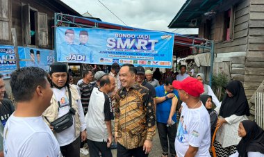 Silaturahmi ke Dusun Lubuk Niur, Jumiwan Aguza Disambut Hanyat Oleh Masyarakat: Tawarkan Program BPJS Gratis!!