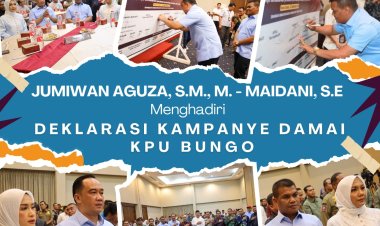 Hadiri Deklarasi Kampanye Damai, Paslon No 2 JADI Sambut pemilu dengan Riang Gembira, Kondusif dan Beradab