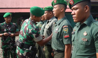 51 Prajurit TNI Naik Pangkat, Dandim Arief Widyanto: Tingkatkan Etos Kerja!