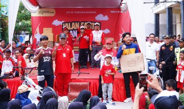 Gubernur Al Haris Hadir Meriahkan Kemerdekaan RI Bersama LDII Jambi, Berikan Hadiah Sepeda Listrik