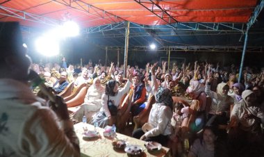 Dukungan Penuh Warga Mangun Jayo, Bulatkan Suara untuk Jumiwan-Maidani