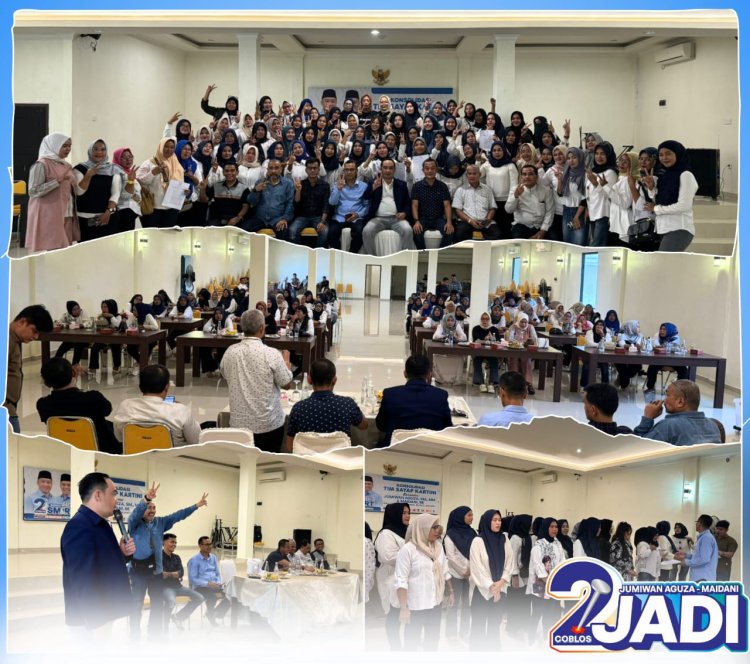 Konsolidasi Bersama Tim Kartini, Jumiwan Aguza Berikan Apresiasi, 13 Ribu Orang Siap Menangkan JADI