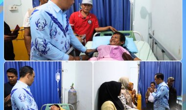 Jenguk Korban Bentrok, Jumiwan Aguza Sampaikan Permohonan Maaf