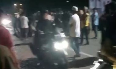 Ada Sweeping Warga di Sungai Arang, Pendukung Paslon 02 Terpaksa Pulang Lewat Jalan Hauling Batubara