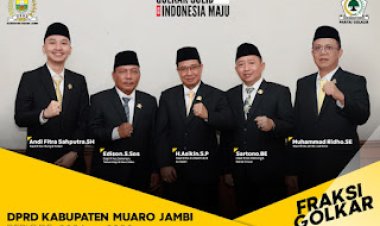 Golkar Mendominasi di Pemilihan AKD DPRD Muaro Jambi