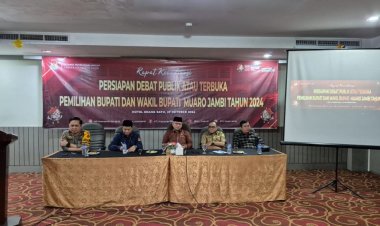 Ketua DPRD Muaro Jambi Hadiri Rakor Persiapan Debat Pilkada