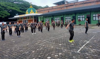 Kodim 0416/Bute Gelar SKJ untuk Tingkatkan Kebugaran dan Soliditas Personel