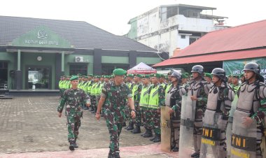 Apel Kesiapan Pasukan, Kodim 0416/Bute Tegaskan Netralitas dan Profesionalisme